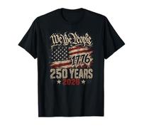 American Flag 2026 250 Years 1776 4th of July We The People Camiseta