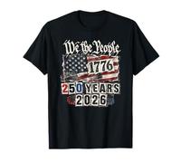 American Flag 2026 250 Years 1776 4th of July We The People Camiseta