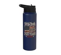 American Flag 2026 250 Years 1776 4th of July We The People Stainless Steel Insulated Water Bottle