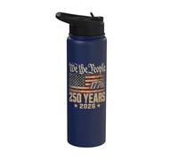 American Flag 2026 250 Years 1776 4th of July We The People Stainless Steel Insulated Water Bottle