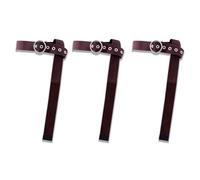 American Flag Belt D-Ring Canvas Web Belt for Men & Women - Casual Fabric= (Khaki,3pcs)