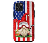 American Flag Golf GNOME For Women and Men Patriotic Golf Carcasa para iPhone 11 Pro