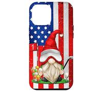 American Flag Golf GNOME For Women and Men Patriotic Golf Carcasa para iPhone 12 Pro MAX