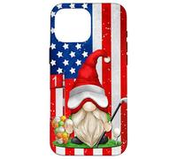 American Flag Golf GNOME For Women and Men Patriotic Golf Carcasa para iPhone 16 Pro MAX