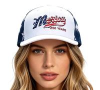 American Flag Patriotic Hat is made for the 250th patriotic celebration