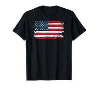 American Flag Patriotic US T-Shirt USA Camiseta