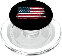 American Flag Patriotic US T-Shirt USA PopSockets PopGrip para MagSafe