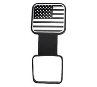 American Flag Trailer Hitch Cover - 2 Inch Receiver Plug, Protective Tow Hook Cap, Rust Resistant PVC Plug Insert, Patriotic Hitch Protector | Vehicle Decoration For SUV Truck Trailer Outdoor T