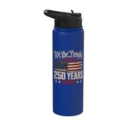 American Flag We The People 2026 250 Years 1776 4th of July Stainless Steel Insulated Water Bottle