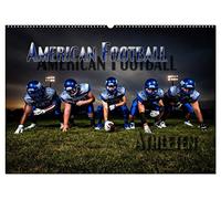 American Football - Athleten (Wandkalender 2026 DIN A2 quer), CALVENDO Monatskalender: Dynamische Bilder zeigen die Spieler in heroischen Posen und packenden Spielszenen