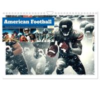 American Football - Durch KI-Technologie zum Leben erweckte Momente (Wandkalende