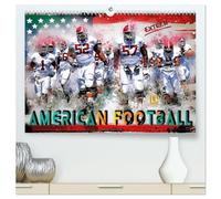 American Football extrem (hochwertiger Premium Wandkalender 2026 DIN A2 quer), Kunstdruck in Hochglanz: American Football, Teamsport der Extra-Klasse ... von körperlicher Kraft und Taktik.