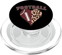 American Football Heart Pattern PopSockets PopGrip para MagSafe