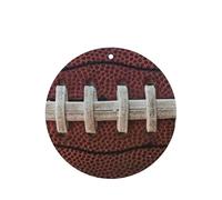 American Football Laces - Juego de tarjetas de ambientador redondas para coche, aroma a lavanda, 10/24 piezas