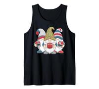American Football Leopard Gnomos Crew Hombres Mujeres Niños Camiseta sin Mangas