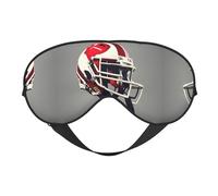 American Football - Máscara de ojos unisex con presión ocular cero para dormir, cubierta suave para sombra de ojos para viajes