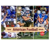 American Football - Taktik und Athletik (Wandkalender 2026 DIN A2 quer), CALVENDO Monatskalender: Teamsport der Extra-Klasse
