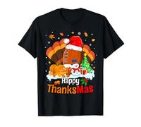 American Football Thanksgiving Christmas Happy Thanksmas Camiseta