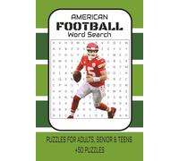 American Football Word Search Puzzle Book: Word Searches with Easy to Read about Sports, Football, Football Teams and more | 6x9 inches, 110 Pages | ... Gift for Vacations, Holidays and Spare Time.