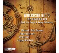 American Gifts. Musique américaine pour duo de marimbas. Van Geem, Zeltsman.