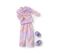American Girl Corinne Tan Girl of The Year 2022 - Pijama de muñeca Gwynn de 14.5 Pulgadas con Pantuflas, para Mayores de 8 años