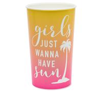 American Greetings Bachelorette Party Supplies Girls Just Wanna Have Sun 22 oz. Party Cups (8-Count)