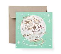 American Greetings Here's to You - Tarjeta de felicitación de graduación con papel de aluminio