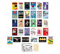 American Greetings Paquete de 30 tarjetas de Warner Bros DC Comics para todas las ocasiones con caja de recuerdo y sobres