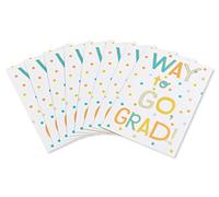American Greetings Paquete de tarjetas de graduación, felicitaciones y disfrute (8 unidades)