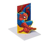 American Greetings Tarjeta de 5º cumpleaños (Spiderman)
