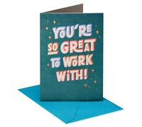 American Greetings Tarjeta de agradecimiento para compañero de trabajo (Can't Thank You Enough)