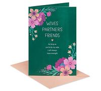 American Greetings Tarjeta de aniversario para esposa de esposa (increíblemente afortunada)