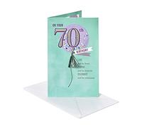 American Greetings Tarjeta de cumpleaños 70 (Be Celebrated)