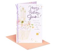 American Greetings Tarjeta de cumpleaños para abuela - diseñada por Kathy Davis (All The Beautiful Memories)