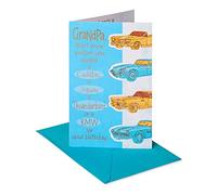 American Greetings Tarjeta de cumpleaños para el abuelo (coches)