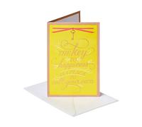 American Greetings - Tarjeta de felicitación con papel de aluminio Key to Happiness New Home Card
