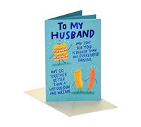 American Greetings - Tarjeta de felicitación para el día del padre con papel de aluminio