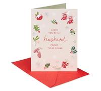 American Greetings Tarjeta de Navidad para marido de parte del marido (Everything We're Becoming)