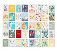 American Greetings Tarjetas de lujo para todas las ocasiones con sobres, cumpleaños, agradecimientos, felicitaciones y más (40 unidades)