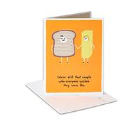 American Greetings You're the Best Thank You, color Tarjeta de aniversario de pan y mantequilla.