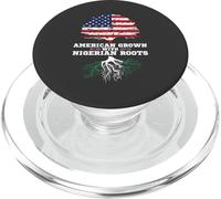 American Grown With Nigeria Roots Nigerian American PopSockets PopGrip para MagSafe