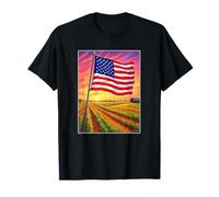American Heartland Bandera de Estados Unidos Camiseta