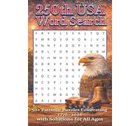 American History Word Search: 250 Years of U.S. History in Easy-to-Read Word Search Puzzles with Solutions for Adults & Seniors