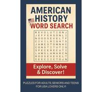 American History Word Search Puzzle: For Adults and Seniors Lovers | 6 x 9 | 9 words | 55 puzzles: For American History lovers