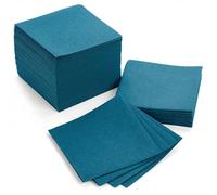 AMERICAN HOMESTEAD Servilletas de cóctel, servilletas desechables de alta calidad de 4.75 x 4.75 pulgadas, servilletas cuadradas a granel para bodas, fiestas, eventos y uso diario, 100 unidades, color