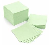 AMERICAN HOMESTEAD Servilletas de cóctel, servilletas desechables de alta calidad de 4.75 x 4.75 pulgadas, servilletas cuadradas a granel para bodas, fiestas, eventos y uso diario, 100 unidades, color
