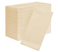 AMERICAN HOMESTEAD Servilletas de papel, servilletas desechables tipo lino, servilletas de mesa de calidad de restaurante para bodas, fiestas y eventos, 15.75 x 15.75 pulgadas, 50 unidades