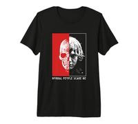 American Horror Story Tate Half Skull TV Show Camiseta Premium