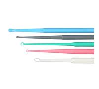 American Hospital Supply Curetas de oído | Herramienta limpiadora de cera para orejas | Herramientas de limpieza de orejas de plástico envueltas individualmente para adolescentes y adultos, paquete de