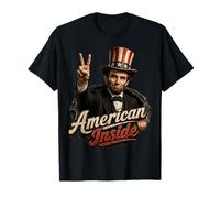 American Inside Funny Abraham Lincoln demostró Que Estados Camiseta